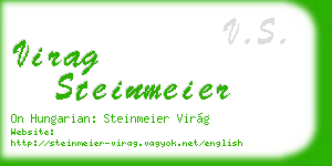 virag steinmeier business card
